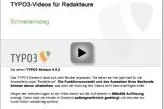 Bild: TYPO3-Videos für Redakteure in neuer Version 4.5