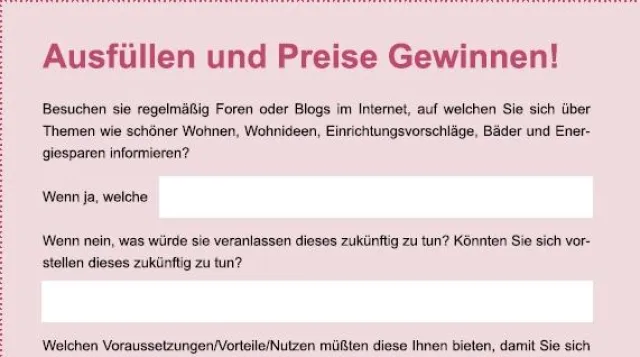 Bild: Umfrage Informationswege über anstehende Heizungsmodernisierung und Baderneuerung