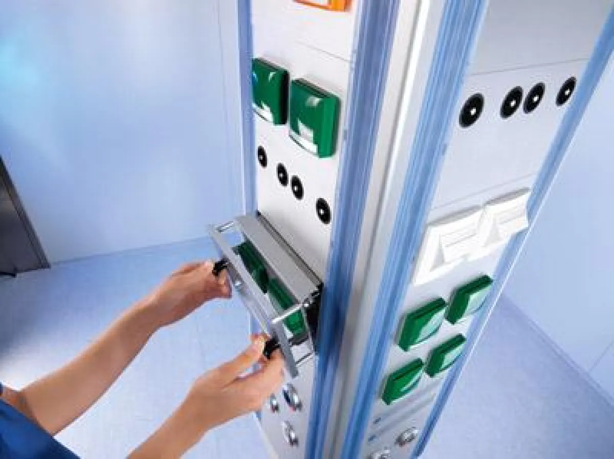 Die neuen TruPort Deckenversorgungseinheiten ermöglichen dem Klinikpersonal jederzeit individuelle und eigenhändige Konfiguration