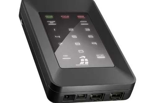 Weltweit einzigartiger Standard beim Datenschutz: Mobile HS256-Festplatte und Smartcard Management System Bild: Weltweit einzigartiger Standard beim Datenschutz: Mobile HS256-Festplatte und Smartcard Management System