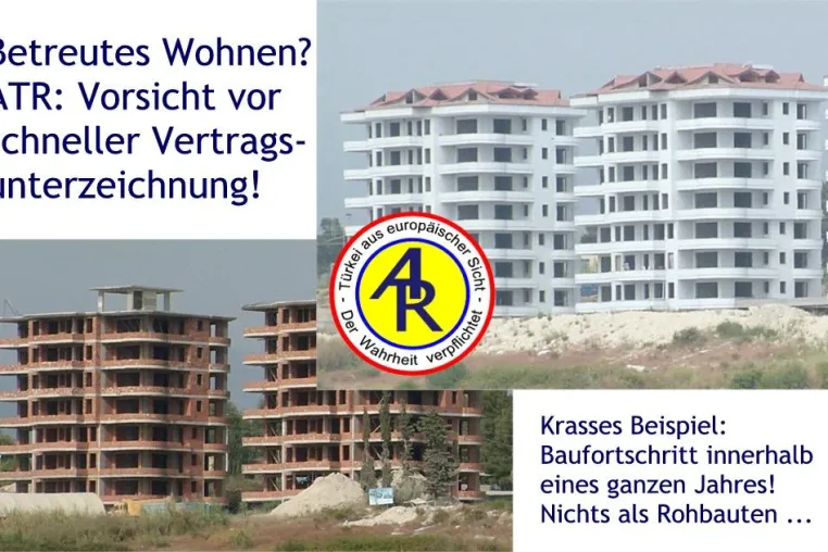 Bild: Aktuelle Türkei: Betreutes Wohnen  -  Verträge sollten sehr sorgfältig geprüft werden