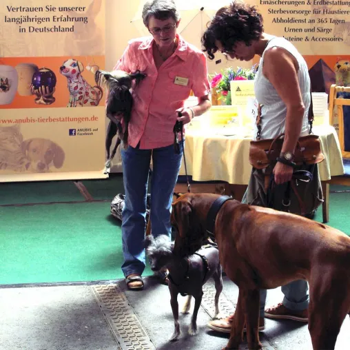 ANUBIS-Team auf der Saarbrücker Rassehundeausstellung Bild: ANUBIS-Team auf der Saarbrücker Rassehundeausstellung