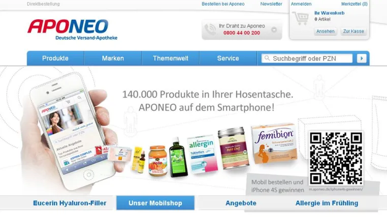Bild: APONEO - nutzerfreundlichste Versandapotheke