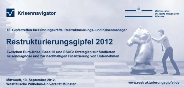 Bild: Zwischen Euro-Krise, Basel III und ESUG: Restrukturierungsgipfel 2012 an der Universität Münster