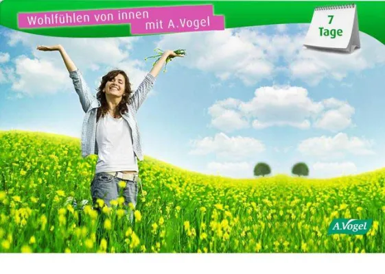 Bild: 7 Tage sanftes Detox und Entschlacken für mehr Wohlgefühl. Jetzt anmelden zur A.Vogel Frühlings-Frische-Kur