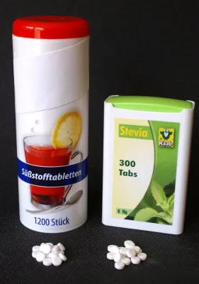 Bild: Natursüßstoff Stevia - Als Badezusatz zugelassen, als Lebensmittel verkauft