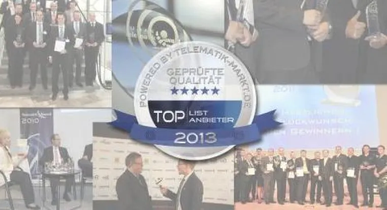 Jährliche TOPLIST-Prüfungen beendet: Die TOP-Anbieter der Telematik 2013 stehen fest Bild: Jährliche TOPLIST-Prüfungen beendet: Die TOP-Anbieter der Telematik 2013 stehen fest