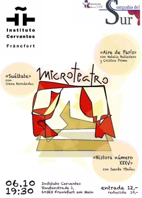 Bild: Mikrotheater – Drei Vorstellungen parallel im Instituto Cervantes Frankfurt