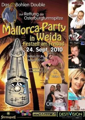 Bild: Große Benefiz-Mallorca-Party zu Gunsten der Osterburg in Weida