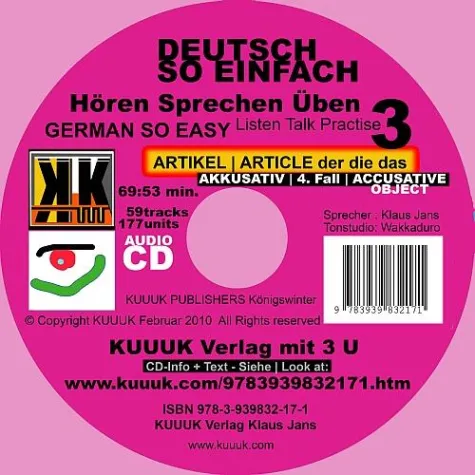 Bild: Einfaches Nachsprechen von der Audio-CD - und Deutsch lernen