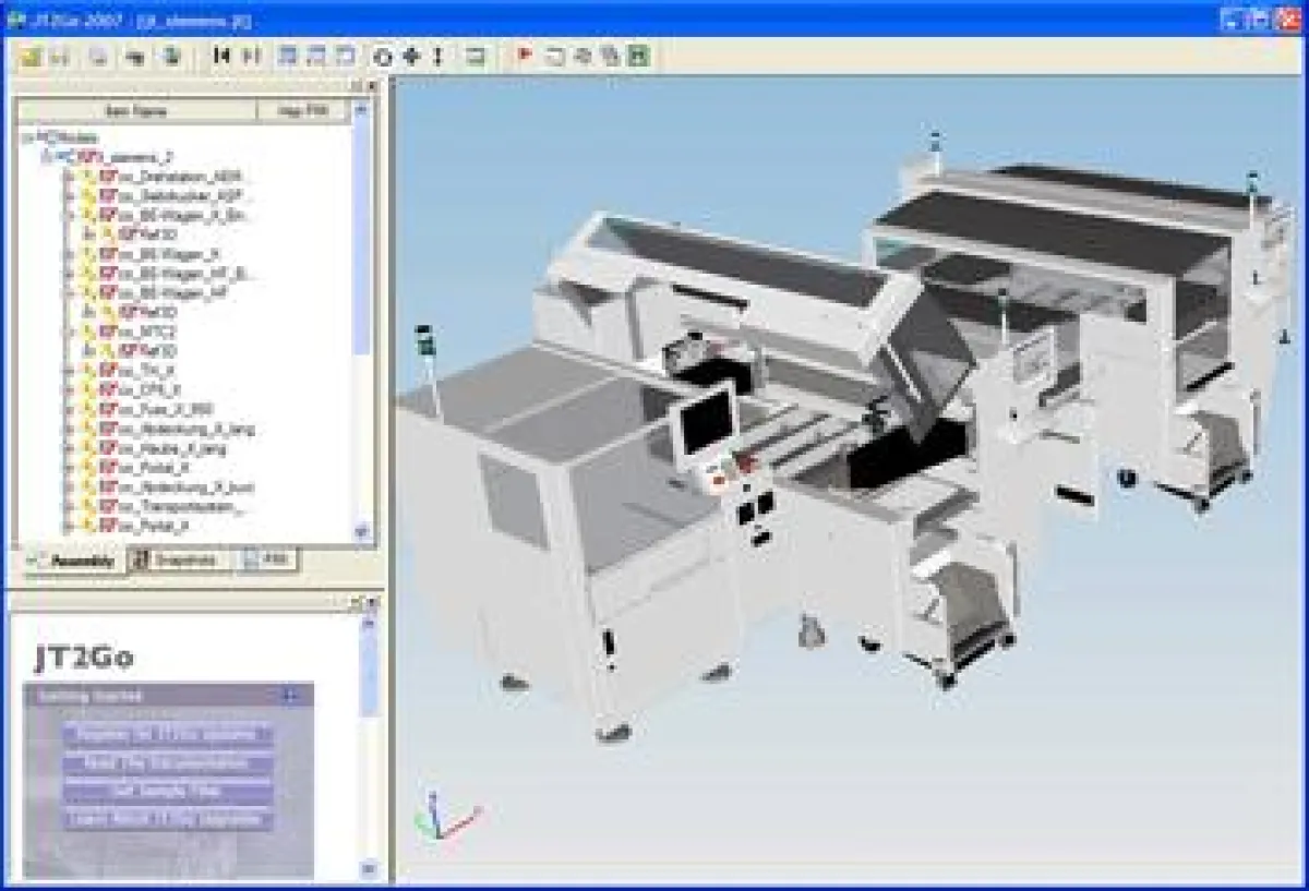 Die 3D-Datenausgabe in Form von JT-Dateien hinterlässt bleibende Eindrücke bei Kunden und Partnern
