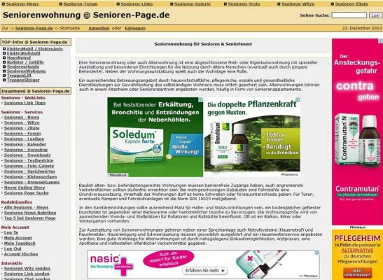 Bild: Die Seniorenwohnung - ideal für Senioren / Seniorinnen