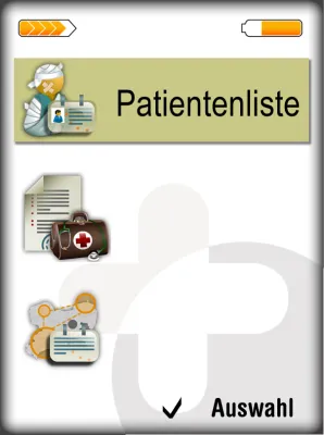 Bild: mobilePFLEGE Zeit- Leistungserfassung auf dem Handy