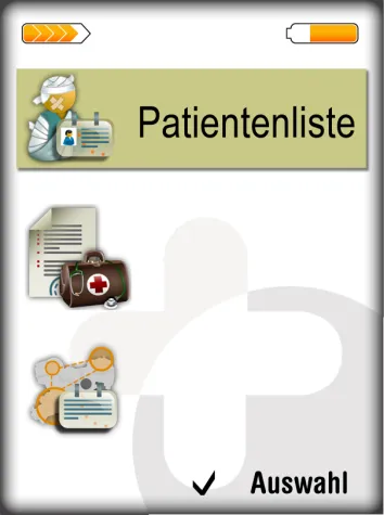 Bild: mobilePFLEGE Zeit- Leistungserfassung auf dem Handy