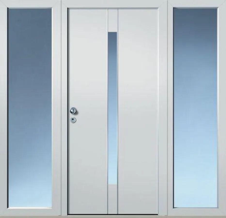 Holz/Alu-Haustüren der Baureihe signum und kontur haben den Einbruchschutz schon eingebaut