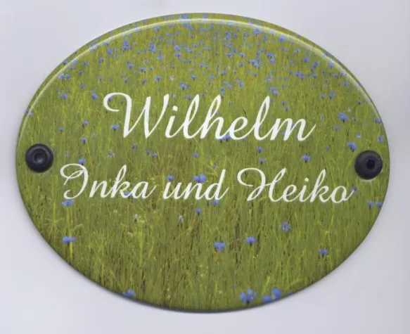 Bild: Traditionelle Emailschilder mit neuer Technik und modernem Design