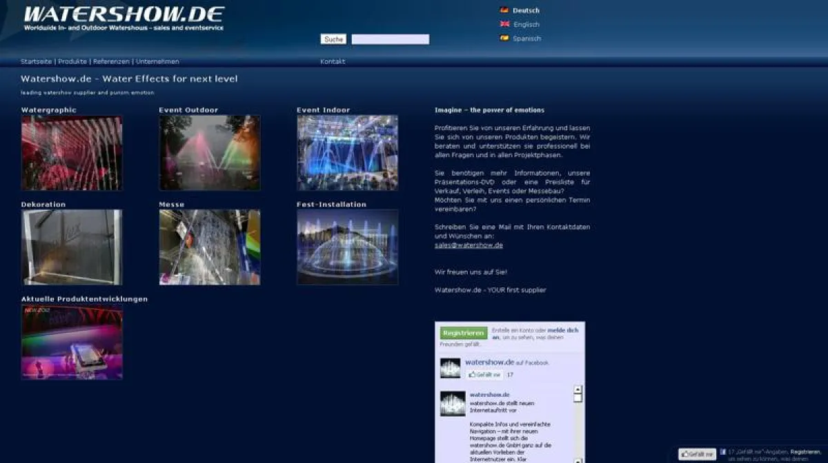 Screenshot (Foto: watershow.de, frei zur Veröffentlichung bei Namensnennung)