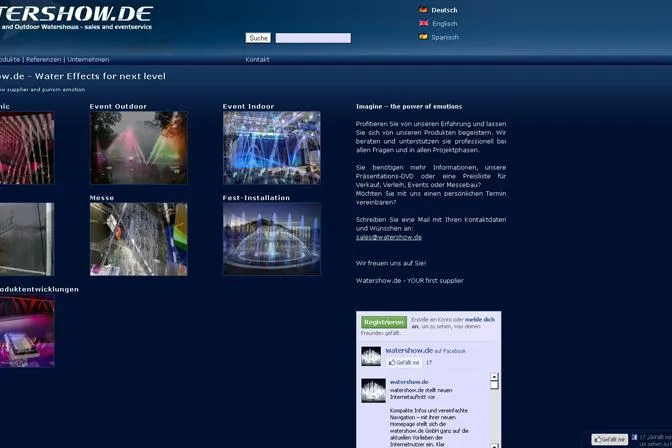 Bild: watershow.de stellt neuem Internetauftritt vor