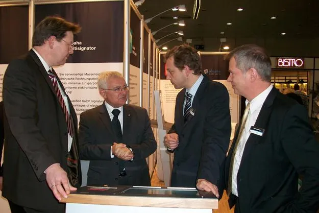 Bild: Mobile Datensicherheit stand im Fokus des Messe-Interesses