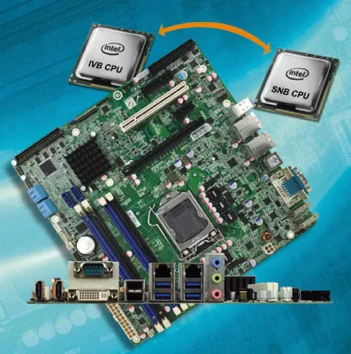 Bild: MicroATX Board für Intel Core Prozessoren der dritten Generation