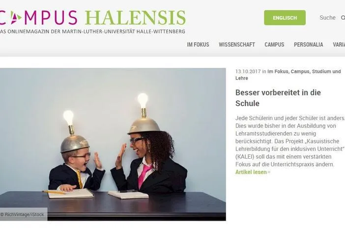 Neuer Look, mehr Themen: Das Onlinemagazin der Uni Halle „campus halensis“ geht an den Start Bild: Neuer Look, mehr Themen: Das Onlinemagazin der Uni Halle „campus halensis“ geht an den Start