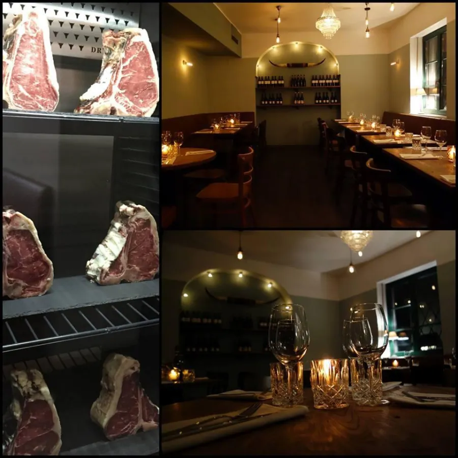 Das Restaurant Gustav mit Reifeschrank