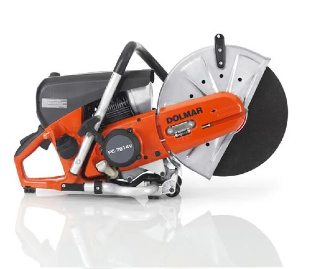 Dolmar PC-7614 V: der weltweit erste Trennschleifer mit Viertakt-Motor.