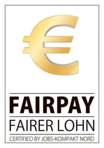 Bild: Auszeichnung mit dem „FAIRPAY-Siegel“
