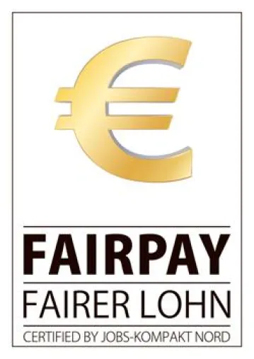 Bild: Auszeichnung mit dem „FAIRPAY-Siegel“