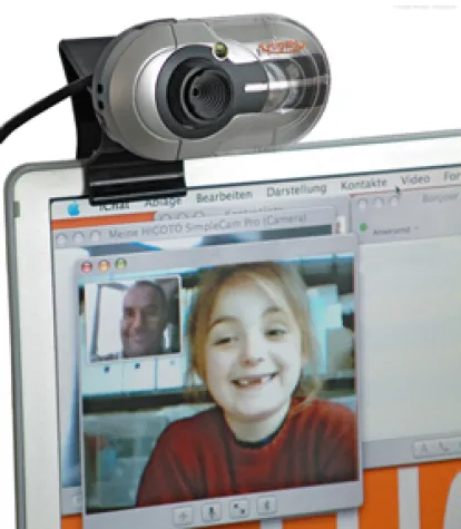 Bild: Higoto stellt iChat kompatible SimpleCam Pro Webcam vor