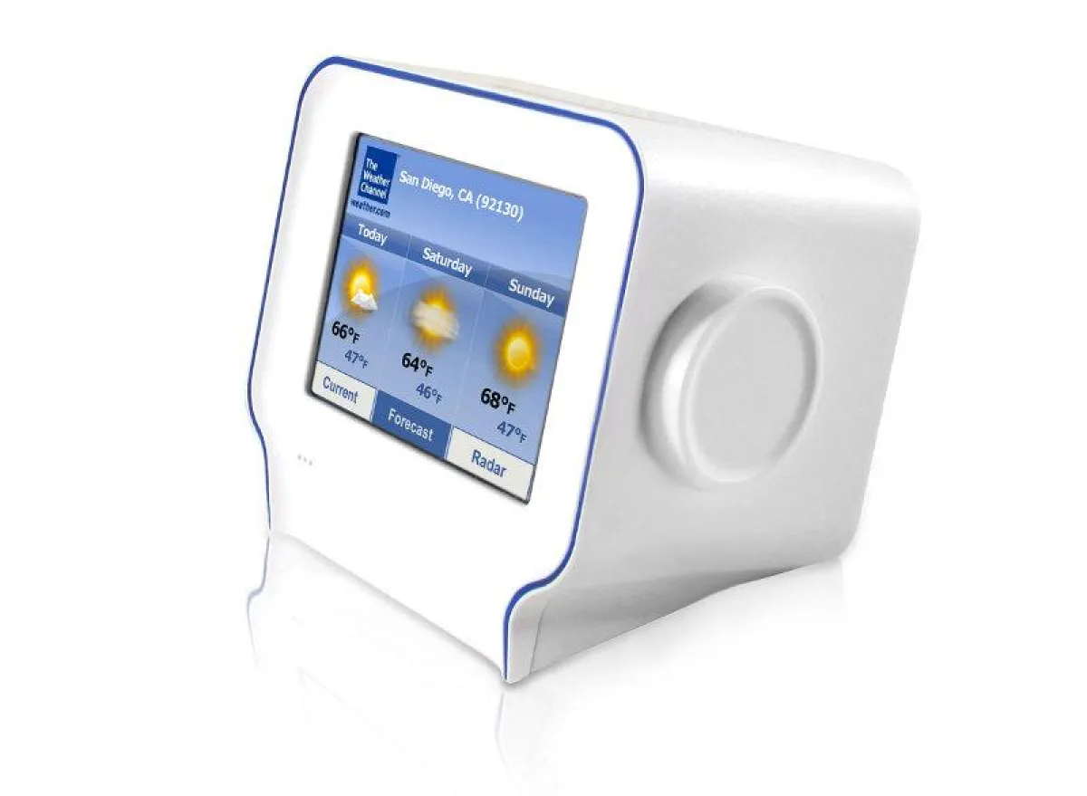 Der Chumby One Internet Radiowecker ist jetzt bei www.centarea.com erhältlich