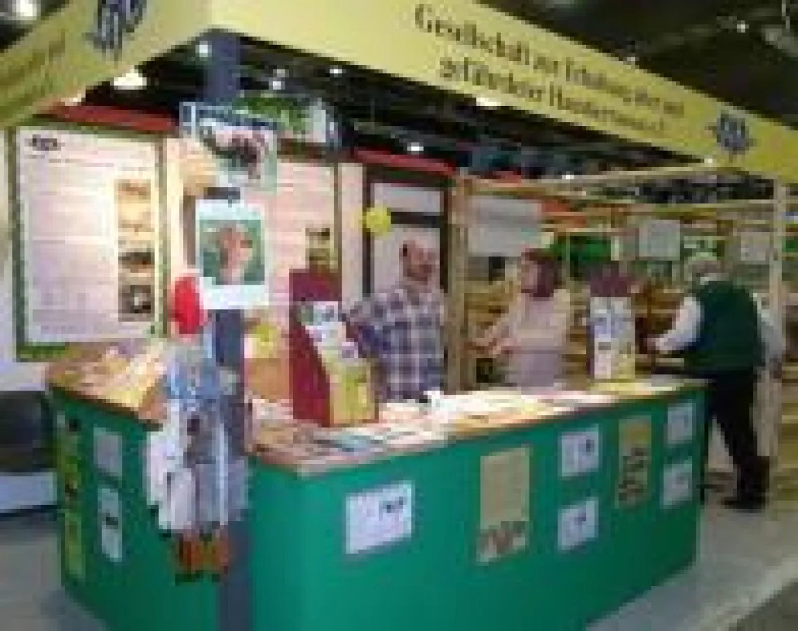 Der Stand der GEH: Informativ ohne lebende Tiere: Der Stand der GEH Foto: Eckard Wendt / AGfaN e.V.