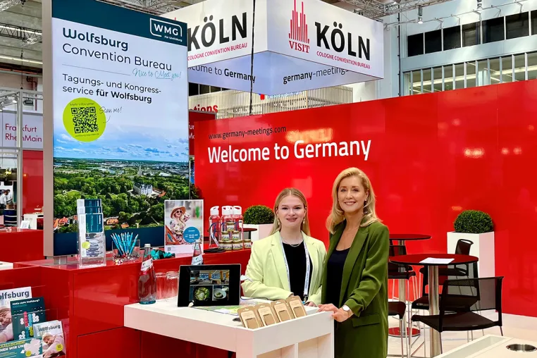 Wolfsburg Convention Bureau auf der IMEX in Frankfurt Bild: Wolfsburg Convention Bureau auf der IMEX in Frankfurt