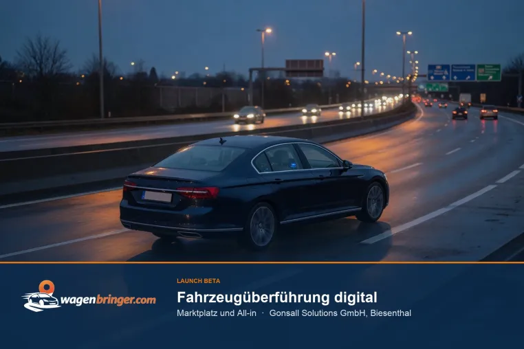 Wagenbringer startet Launch Beta: Fahrzeugüberführung digital über Marktplatz und All-in Bild: Wagenbringer startet Launch Beta: Fahrzeugüberführung digital über Marktplatz und All-in