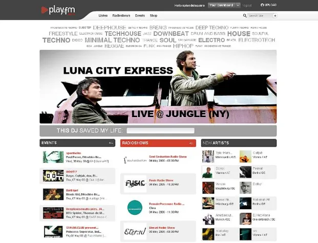 Webradio PLAY.FM startet Beta Version der neuen Website Bild: Webradio PLAY.FM startet Beta Version der neuen Website