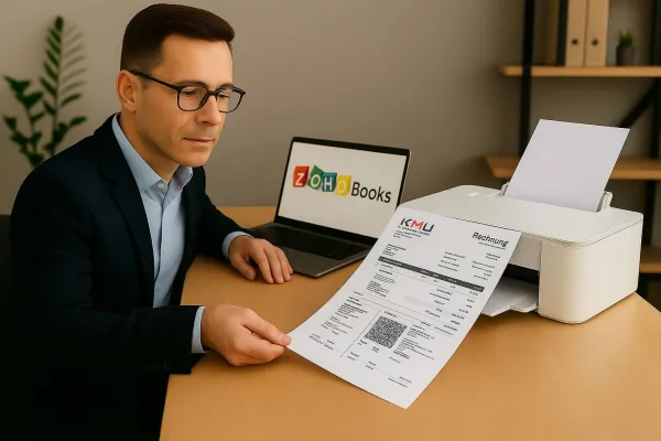 Bild: Relaunch der Swiss QR Bill Erweiterung für Zoho Books – Einfacher, schneller, vollständig automatisiert