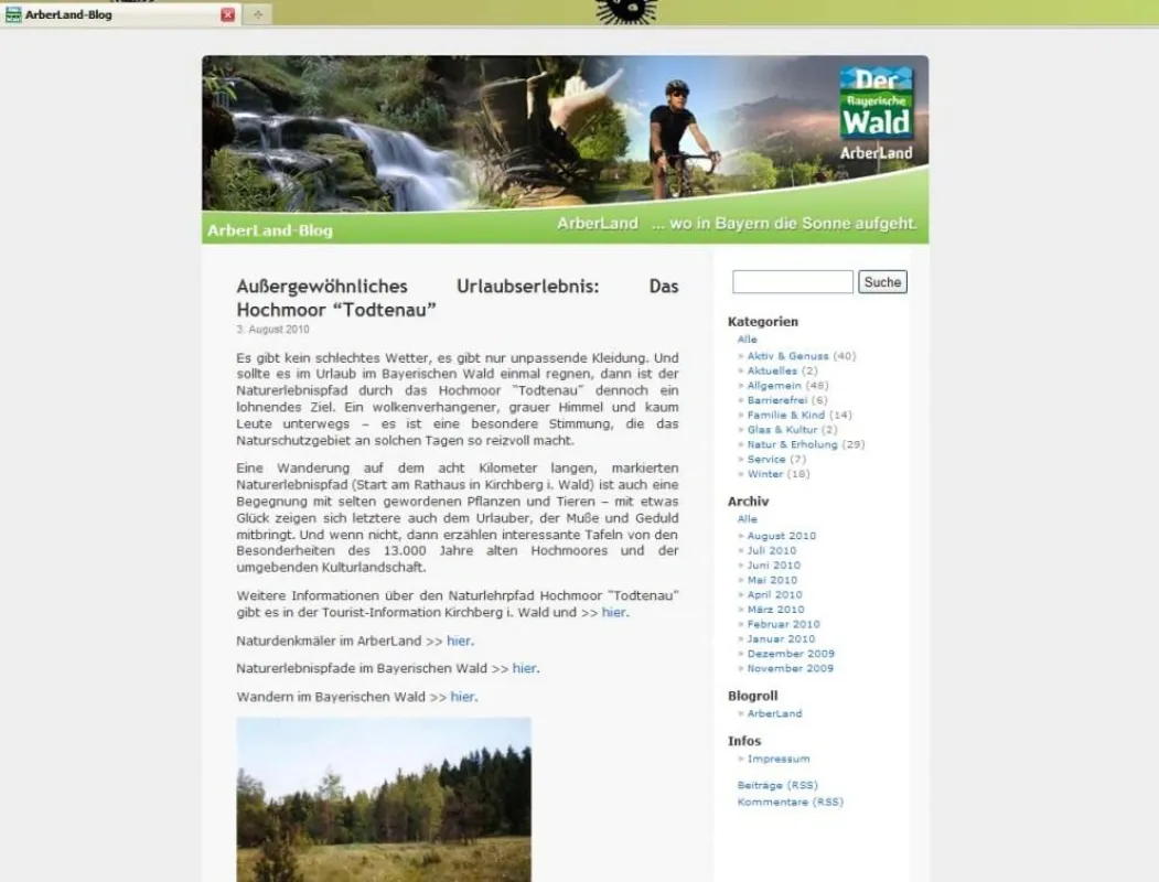 Der ArberLand-Blog: Jeden Tag neue Tipps für Urlaub und Ausflüge im Bayerischen Wald.