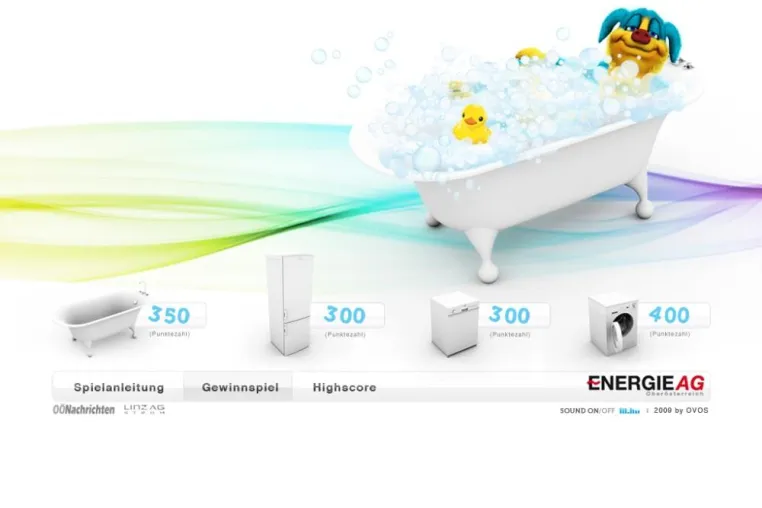 Interactive-Agentur ovos entwickelt Onlinegame für Energie AG Bild: Interactive-Agentur ovos entwickelt Onlinegame für Energie AG