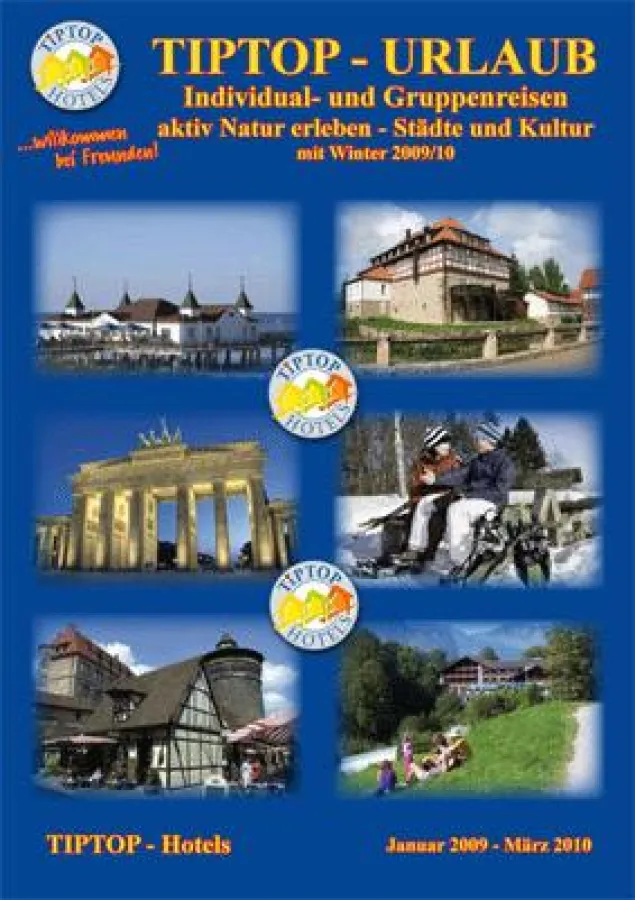 Urlaubsplaner der TIPTOP-Hotels 2009/10