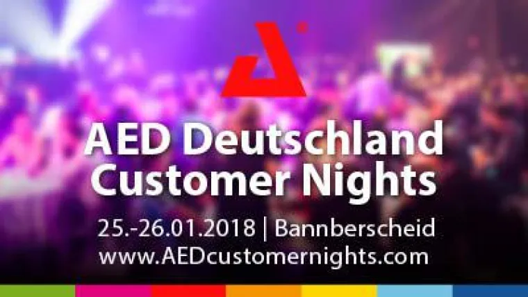 AED group lädt ein zur AED Customer Nights Deutschland Bild: AED group lädt ein zur AED Customer Nights Deutschland