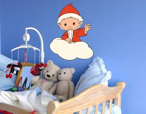 Bild: Das Sandmännchen und seine Freunde als Wandsticker fürs Kinderzimmer