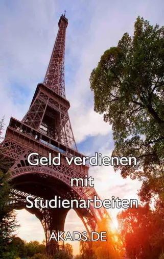 Bild: Geld verdienen mit Studienarbeiten - eine Publikation von AKADS.DE