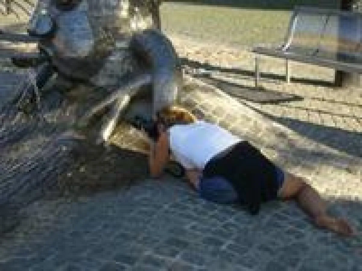 Für eine ungewöhnliche Wasserfotografie scheut Eva Prietz keine Unbequemlichkeit.