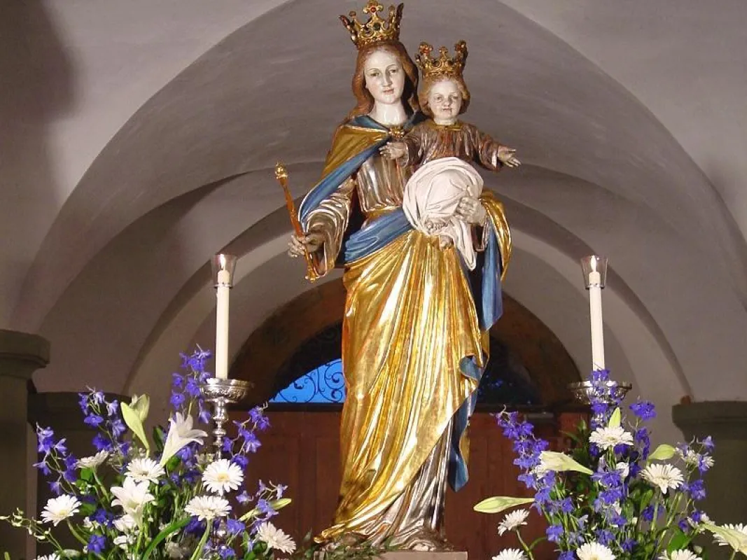 Maria-Hilf-Statue im Kloster Benediktbeuern (Foto: Hermann Kuhn)
