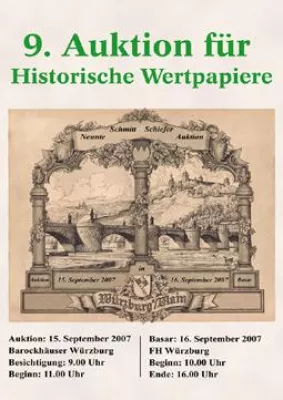Goethe schlägt Gold – Historische Wertpapiere im Aufwind – Auktion in Würzburg Bild: Goethe schlägt Gold – Historische Wertpapiere im Aufwind – Auktion in Würzburg