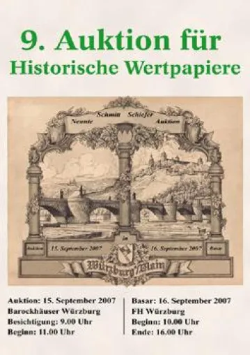 Bild: Goethe schlägt Gold – Historische Wertpapiere im Aufwind – Auktion in Würzburg