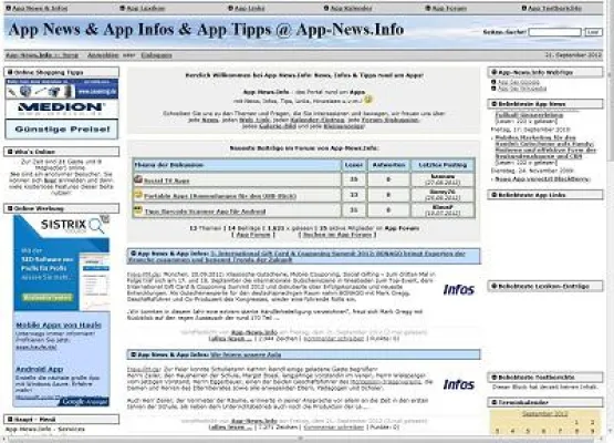 Bild: Erfolgreicher Relaunch vom App Portal App-News.Info