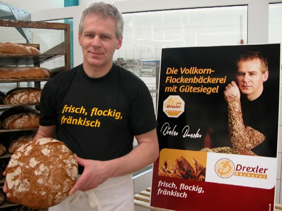 frisch, flockig, fränkisch: Bäckermeister Dieter Drexler