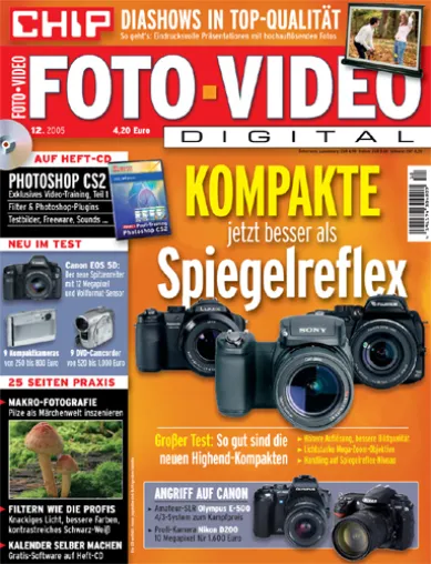 Großer Vergleichstest in CHIP FOTO-VIDEO digital - Neuer Trend: Immer mehr Hobbyfilmer nutzen DVD-Camcorder Bild: Großer Vergleichstest in CHIP FOTO-VIDEO digital - Neuer Trend: Immer mehr Hobbyfilmer nutzen DVD-Camcorder
