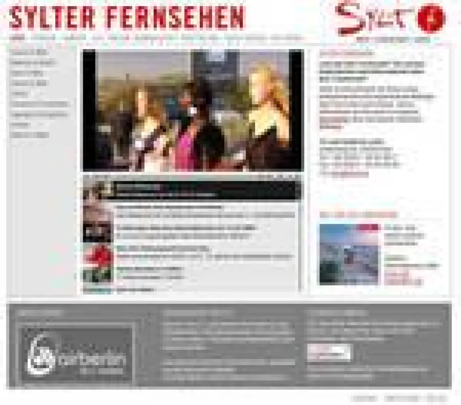 Die Homepage des SYLTER FERNSEHEN